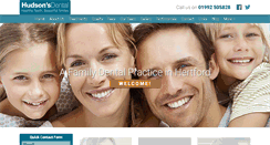 Desktop Screenshot of hudsonsdentalcare.co.uk